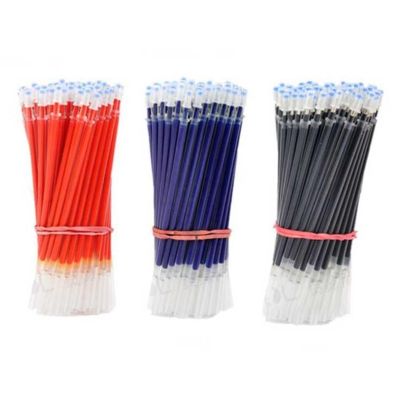 【YP】 0.5mm 20pcs/set Gel Refill Office Rods Ink School Stationery Writing Supplies Handles Needle