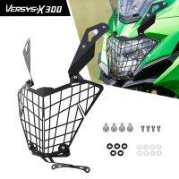 Motorcycle Headlight Grill Guard Protection Cover Protector For Kawsaki VERSYS-X300 Versys-x 300 ABS 2017-2020 2021 2022 2023