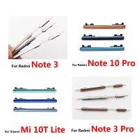 คีย์ปุ่มปรับระดับเสียงใหม่เหมาะสำหรับ Xiaomi Redmi Note 3 / Note 3 Pro/note 10 /Mi 10T Lite คุณภาพสูงกุญแจปุ่มด้านข้าง