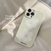 เคสศัพท์ลายดอกไม้สีเขียวอ่อน for แอปเปิ้ล 14proMax 111213 เคสศัพท์ คนส่วนน้อย เคสกันกระแทก