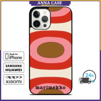 Marimekko48 Phone Case for iPhone 14 Pro Max / iPhone 13 Pro Max / iPhone 12 Pro Max / XS Max / Samsung Galaxy Note 10 Plus / S22 Ultra / S21 Plus Anti-fall Protective Case Cover