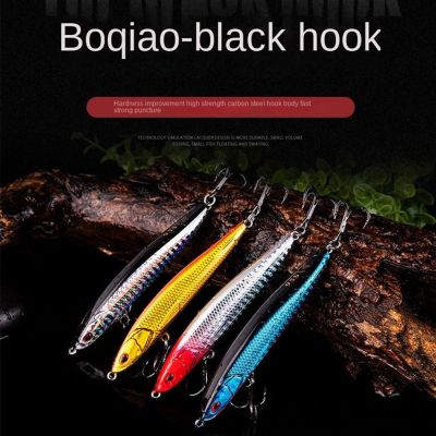 SAMEPLE 2pcs จมช้า เหยื่อตกปลา minnow Wobblers crankbaits ตะขอสามชั้น เหยื่อล่อจม ร้อนแรงมาก รอกสปินเนอร์ เหยื่อล่อตกปลา อุปกรณ์ตกปลาสำหรับตกปลา