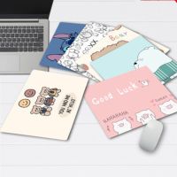 Non-slip Mouse Pad Cute Mat for Mouse Office 21x26cm Kawaii Mice Waterproof Desktop Mats Cartoon Girls Notebook Pad