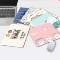 ◘ Non-slip Mouse Pad Cute Mat for Mouse Office 21x26cm Kawaii Mice Waterproof Desktop Mats Cartoon Girls Notebook Pad