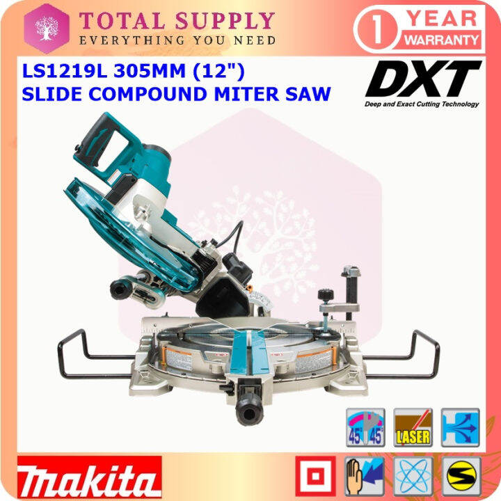 LS1219L MAKITA 305MM (12") SLIDE COMPOUND MITER SAW LS1219 Steel