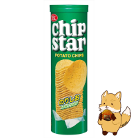 Chip star มันฝรั่งทอดกรอบญี่ปุ่น ไซส์L 115g รสสาหร่ายโนริ ヤマザキビスケット チップスター Lのりしお 115g