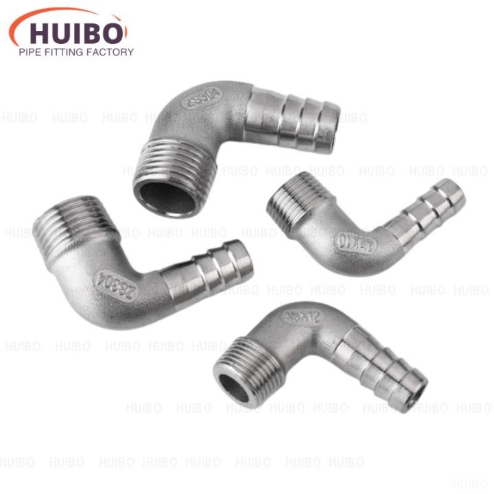 1pcs-1-8-1-4-3-8-1-2-3-4-1-2-bspt-male-6mm-60mm-hose-barb-elbow-90-deg-304-stainless-steel-nipple-pipe-fitting-connector