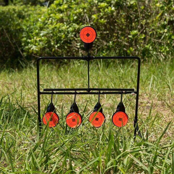 Targets Automatic Reset Rotating Gun Rifle Shooting Metal Targets for