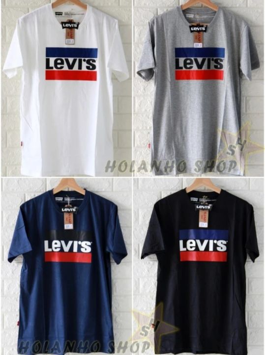 Kaos Levis Import-Promo Harga Distributor-Levis Balok | Lazada Indonesia