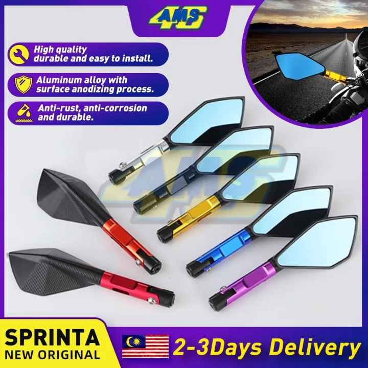 46AMS RIZOMA Alloy CNC Racing Side Mirror Motorcycle Universal Side