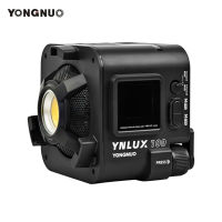 Vieline-YONG-NUO YNLUX100ขนาดกะทัดรัด LED COB การถ่ายภาพเติมแสง100W 5600K Dimmable 9แสง Bowens Mount สำหรับกลางแจ้งถ่ายภาพ Vlog สดสตรีมมิ่งวิดีโอ