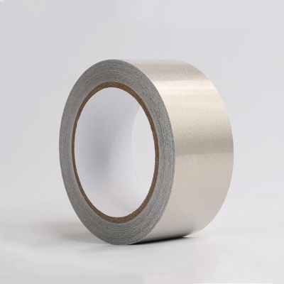 20 Meter Silver Conductive Fabric Cloth Tape Single-Sided Laptop Cellphone LCD EMI Shielding Adhesive Tape Adhesives  Tape