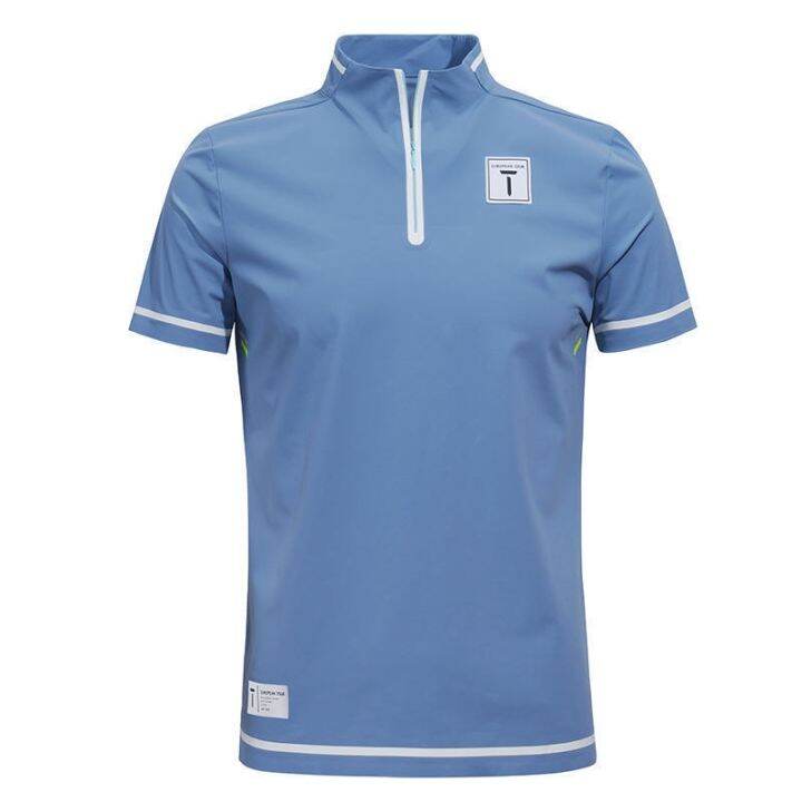 europeantour-european-tour-golf-clothing-mens-short-sleeved-t-shirt-21-summer-light-and-breathable-stand-up-collar-golf