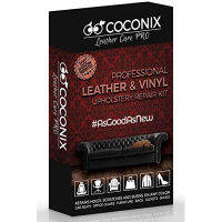 Coconix Upholstery, Vinyl and Leather Repair Kit - Furniture, Couch, Sofa, Boat, Car Seat, Jacket Restorer - Super Easy Instructions to Restore and Match Any Color Genuine, Italian, Bonded, Bycast, PU