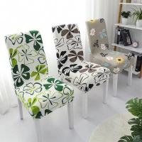 Floral Printing Home Universal Elastic Dining Chair Cover Modern Removable Anti-dirty Kitchen Seat Case Stretch Chair Slipcover Sofa Covers  Slips