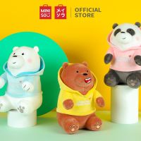 MINISO Plush Doll Hoodie We Bare Bears ตุ๊กตาน่ารัก ของขวัญวันเกิด