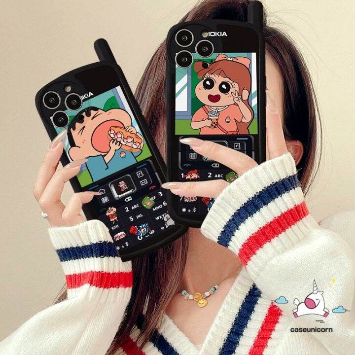 เคสโทรศัพท์มือถือ-แบบนิ่ม-ลายการ์ตูนชินจัง-สําหรับ-iphone-11-14-12-13-pro-max-xr-7-8-plus-x-xs-max