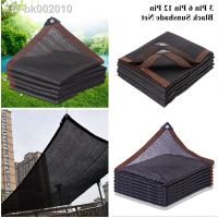 ๑❃ Black Anti-UV HDPE Sunshade Net Garden Succulent Plant Shading Net Outdoor Swimming Pool Cover 3Pin 6Pin 12Pin Sun Shade Net