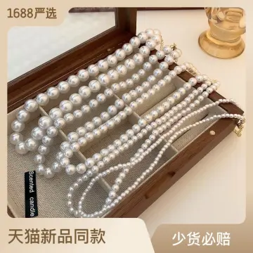 Chunky Pearl Necklace Costume Jewelry | Large Pearl Necklace Costume  Jewelry - Necklace - Aliexpress