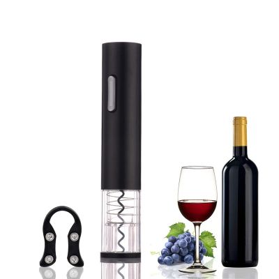 LMETJMA Electric Wine Opener Automatic Electric Wine Bottle Corkscrew Opener with Foil Cutter Wine Bottle Opener Kit KC0317