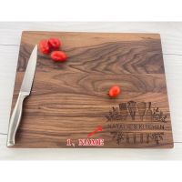 Custom Kitchen Supplies Wooden Bread Board Chopping Board Home Food Plate Personalized Lettering Christmas Gift Preparation  Cutting Boards