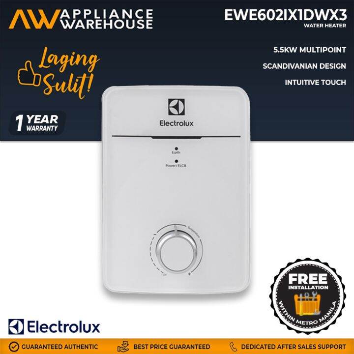 Electrolux EWE602IX1DWX3 6Kw Multipoint Water Heater Lazada PH