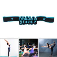 Yoga Pull Strap Belt Polyester Latex Elastic Latin Dance Stretching Band Loop Yoga Pilates GYM Fitness Exercise Resistance Bands