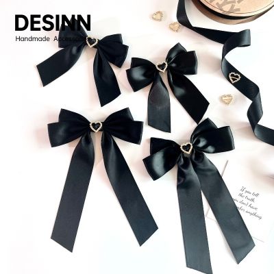 French love diamond double bow tie free shirts neckties brooch brooch black han edition accessories