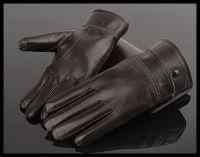 leather gloves,Genuine Leather,Black,brown color,leather gloves men ,leather winter gloves warm,brand mittens