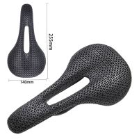 【LZ】✶♀  3D Printed Carbon Fiber Bike Saddle Ultraleve Oco Confortável Respirável MTB Montanha Bicicleta de Estrada Almofada do Assento de Ciclismo