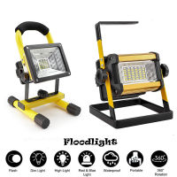 LED Floodlights IP65 Waterproof Floodlights for Outdoor Work or Fishin Portable Spotlights Rechargeable Projector Reflector Lamp