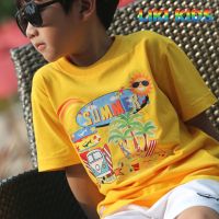 LIKI KIDS  X  SUMMER 2023 เสื้อยืดคอกลมพิมพ์ลายซัมเมอร์ เนื้อผ้า SuperSoft