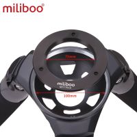 ขาตั้งกล้องอะลูมิเนียมแบบพกพา MTT701A ของ Miliboo สำหรับกล้องวิดีโอมืออาชีพ/กล้องวีดีโอ/ขาตั้งกล้อง DSLR ขาตั้งหัวบอลไฮดรอลิก