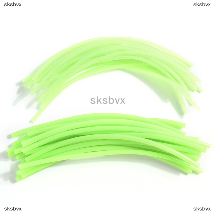 sksbvx-20pcs-fly-tying-riging-tube-pvc-lumo-tubblings-วัสดุตกปลาหลอดส่องสว่าง