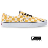 VANS ERA BIG CHECK YOLK YELLOW TRUE WHITE สินค้ามีประกันแท้