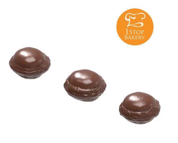 poly-pc1591-macaron-chocolate-mold-nr-38-พิมพ์ช็อกโกแลตมาการูน