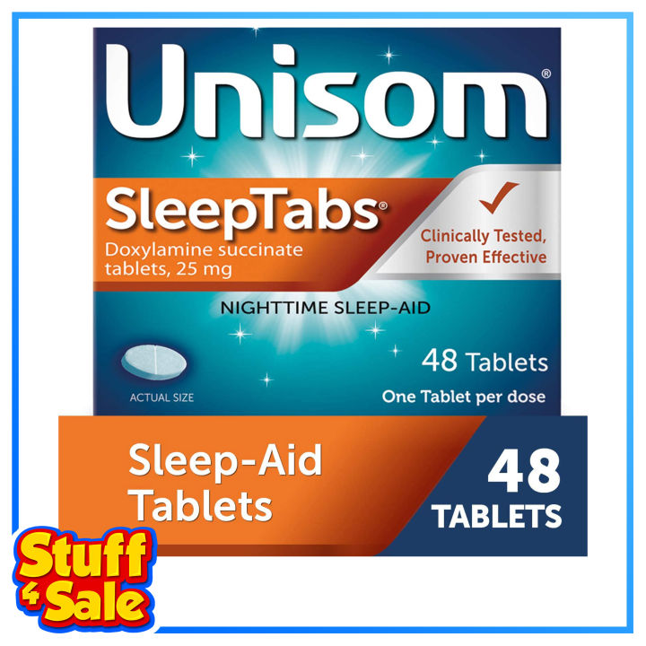 Unisom SleepTabs Nighttime Sleep Aid 48 / 80 Tablets | Lazada PH