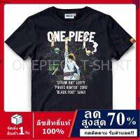 เสื้อวันพีช เสื้อยืดลิขสิทธิ์ แท้ เสื้อยืดลายการ์ตูน ลาย one piece T-Shirt DOP-1151-BK