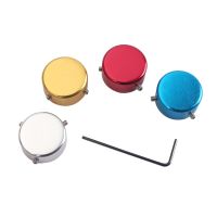 4PCS Guitar Pedals Footswitch Topper Aluminium Alloy Guitar Effect Foot Nail Cap for Guitar Effects