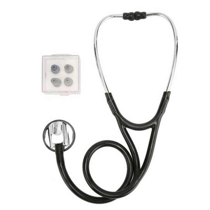 cardiology-stethoscope-professional-single-head-medical-stethoscope-for-nurses-and-doctors-black-x