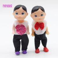 Papabasi 10เซนติเมตรแฟชั่นสำหรับเด็กเล็ก,ของเล่นสำหรับตุ๊กตา Barbies สำหรับตุ๊กตาเด็กทารกชายน่ารักขนาดเล็กซุปเปอร์