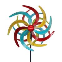 Colorful Wind Spinner Metal Garden Wind Spinner Lawn Ornament Wind Sculpture 39.3 x 11.8inch Garden Wind Catcher for Lawn Garden Yard valuable