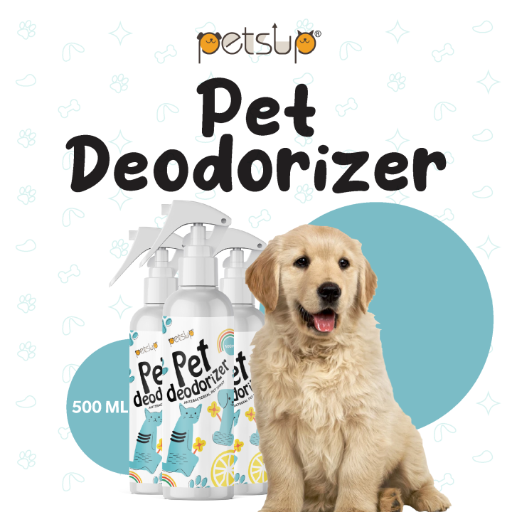 Petsup 500ml Pet Deodorizer Spray Dog Cat Deodorant Spray Biological