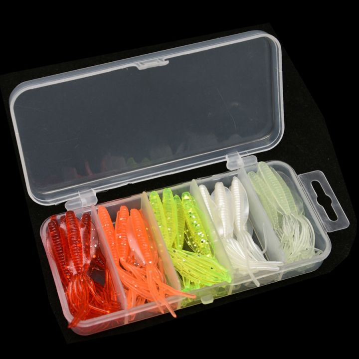 jyj-box-package-30pcs-50pcs-4cm-5cm-6cm-soft-silica-lure-grub-maggot-worm-bait-with-t-tail-isca-pesca-artificial-worm-lure-bait