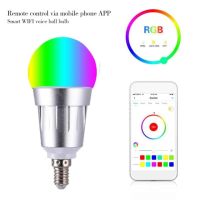 【✱2023 HOT✱】 lan84 B22 E27 E14หลอดไฟ Led Wifi หลอดอัจฉริยะ E27 Led สมาร์ทโฮมหลอดไฟ Alexa/Google Home Assistant. ISO/Android Support