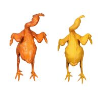 Roast Chicken Model Fake Food Prop Realistic Cooked Turkey Ornament For Dining Room Cabinet Halloween Party Decoration