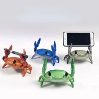 Weightlifting Mobile Phone Holder Desktop Lazy Multifunctional Crab Rack Decorative Pieces Creative Personality Gift Rack Cute