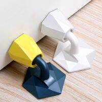 Silicone Invisible door stopper floor Adhesive door holder DoorKnob Handle crash pad Bumper Wall Protector Safe baby supplies