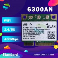 ไวไฟการ์ดสำหรับ Intel Ultimate-N 6300 633ANHMW 6300AN Dual-Band 450Mbps ครึ่งมินิ PCI-E การ์ด Wlan ไร้สายอะแดปเตอร์ Wifi