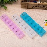 7 Days Weekly Portable 21 Compartments Travel Pill Medicine Storage Drugs Tablet Box Organizer Dispenser Seal Pill Case Holder